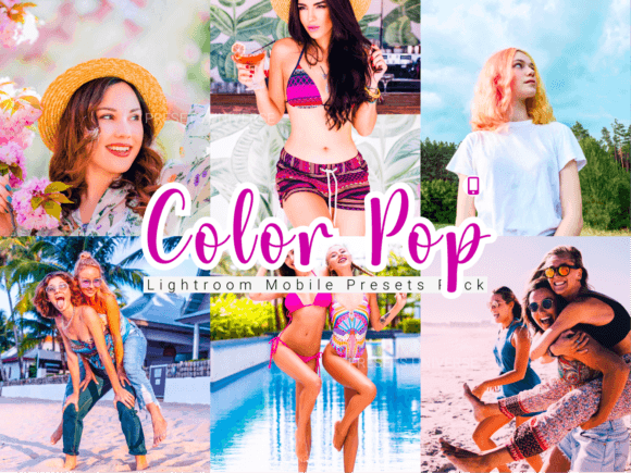 Download 6 Color Pop Lightroom Mobile Presets DNG - Lightroom mobile Collection